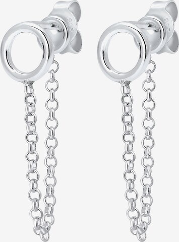 Boucles d'oreilles 'Geo' ELLI en argent