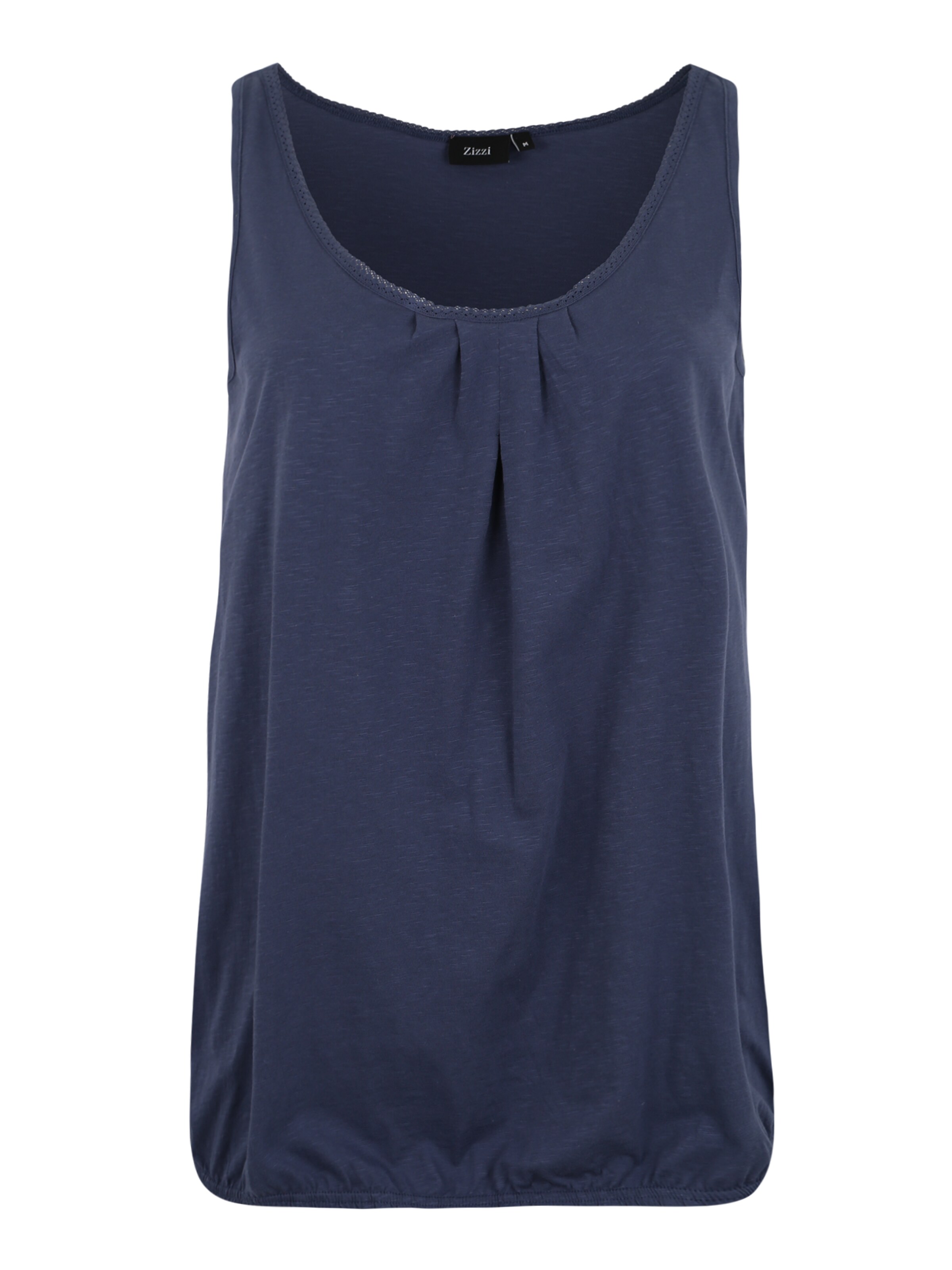 Zizzi - Top 'VLOA' in de kleur Donkerblauw