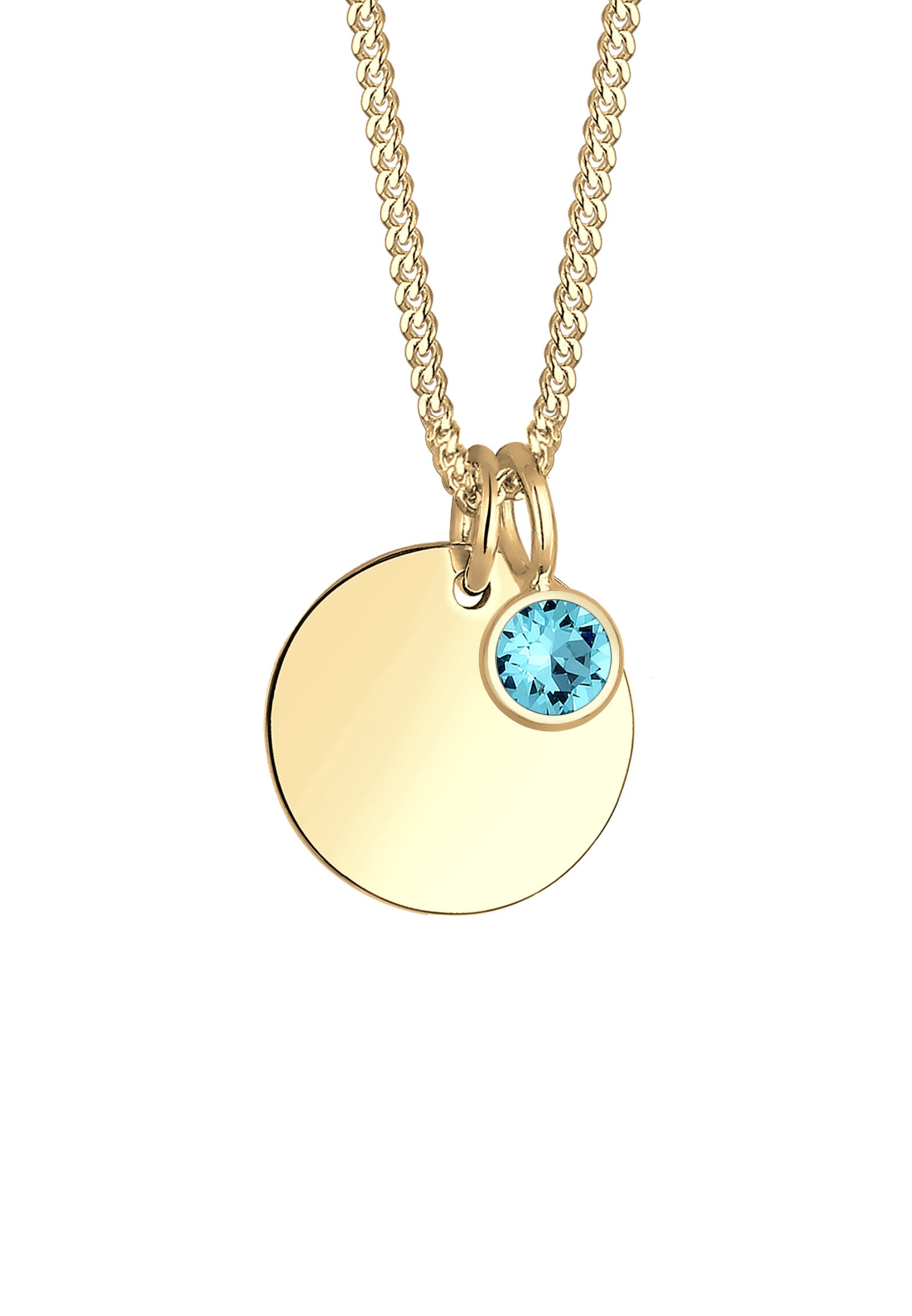 ELLI Kette 'Geburtsstein' in Gold