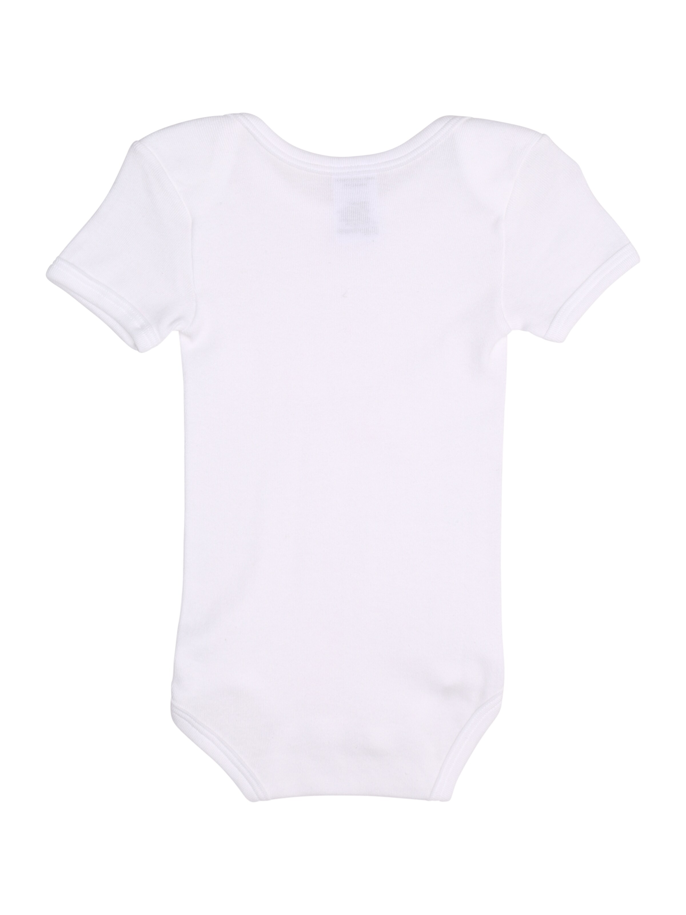 Tutina / body per bambino di Sanetta in bianco: dietro