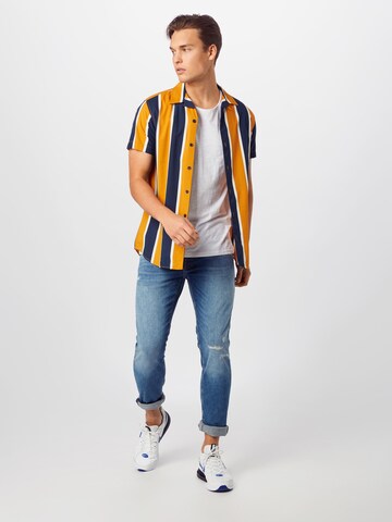 JACK & JONES Skinny Džíny 'Glenn' – modrá
