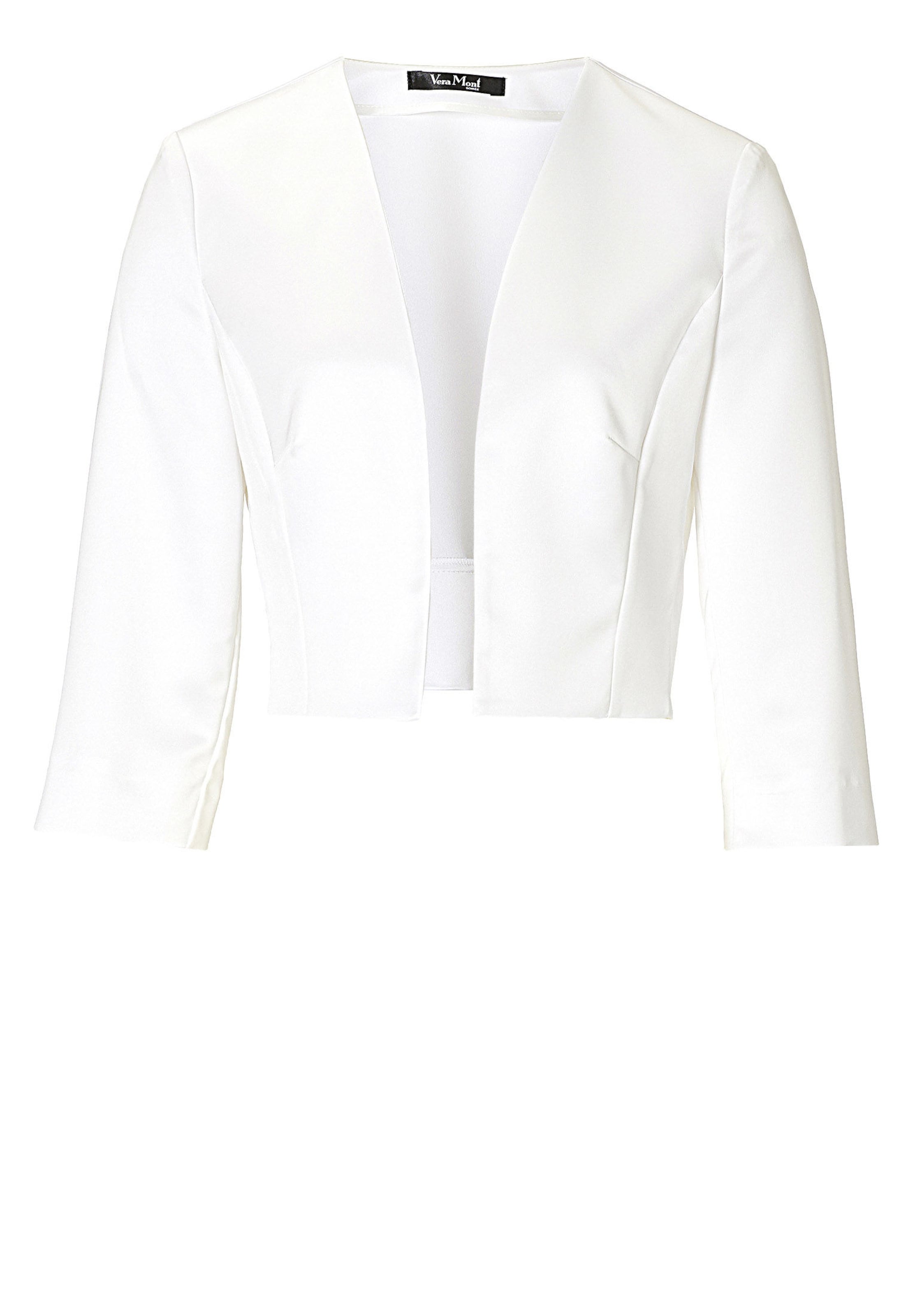 Boléro Vera Mont en blanc : devant