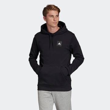 Sweat de sport ADIDAS PERFORMANCE en noir : devant