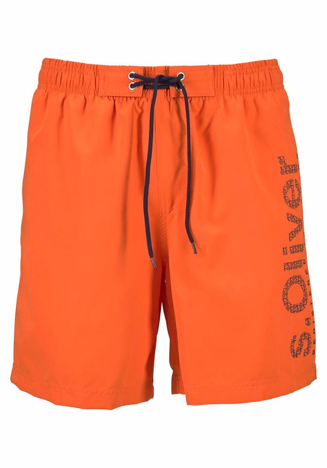 Odzież Moda plażowa s.Oliver Szorty kąpielowe w kolorze Neonowa Pomarańczam 