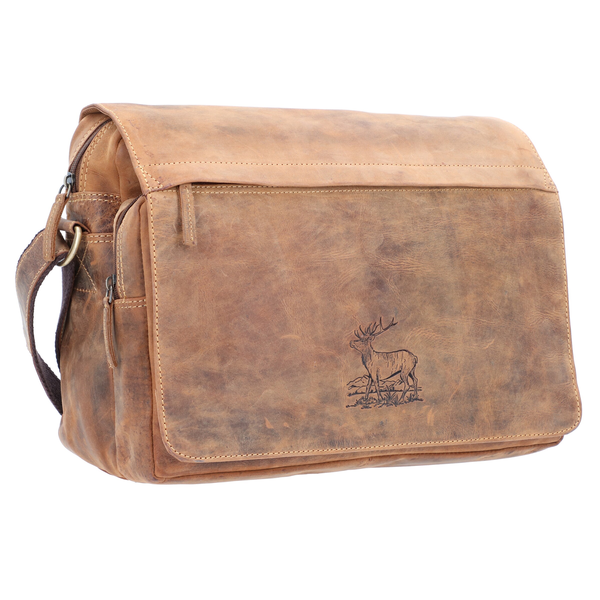 Sac à bandoulière GREENBURRY en marron