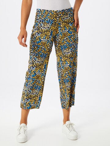 Wide Leg Pantalon COMMA en jaune : devant