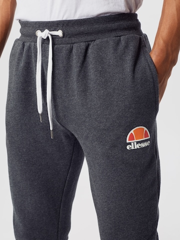 ELLESSE Tapered Workout Pants 'Ovest' in Grey