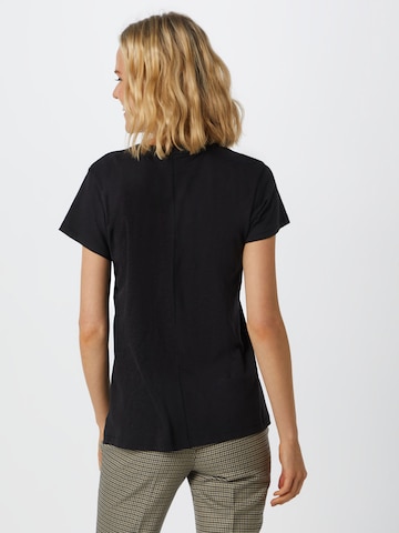 rag & bone Shirt 'The Tee' in Black: back