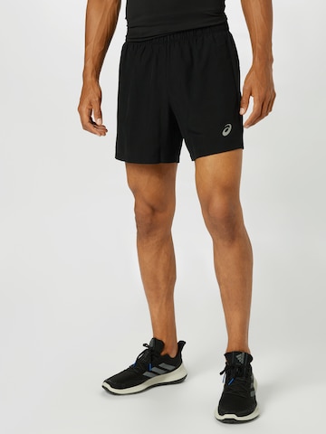 ASICS Loosefit Sportbroek in Zwart: voorkant