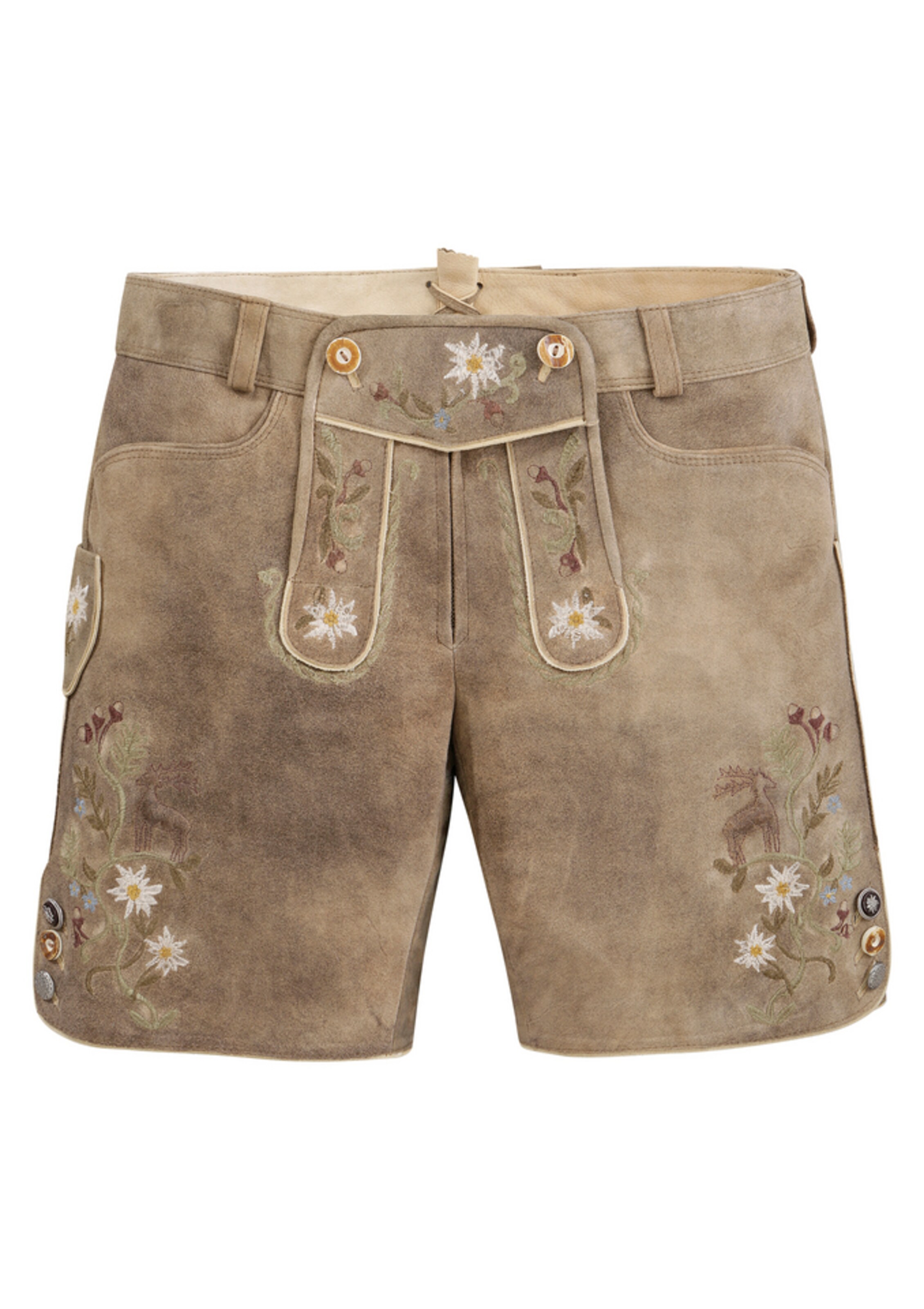 SPIETH & WENSKY - Trachtenlederhose in braun