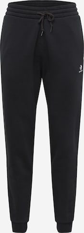 CONVERSE Trousers in Black: front