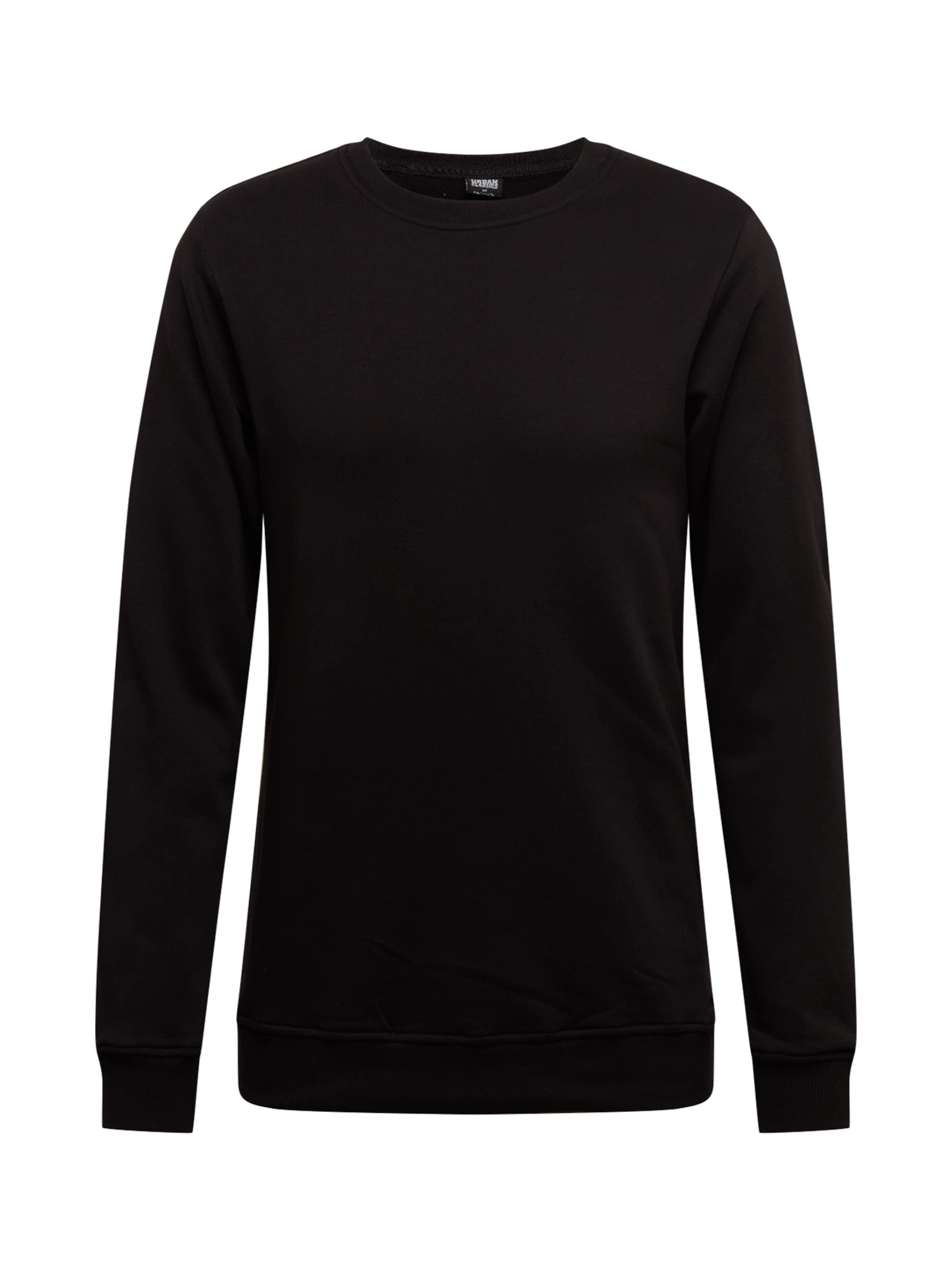 Urban Classics Sweatshirt in Black: front