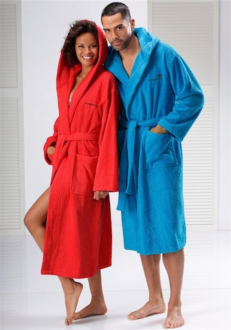 KangaROOS Long Bathrobe 'Cassidy' in Blue