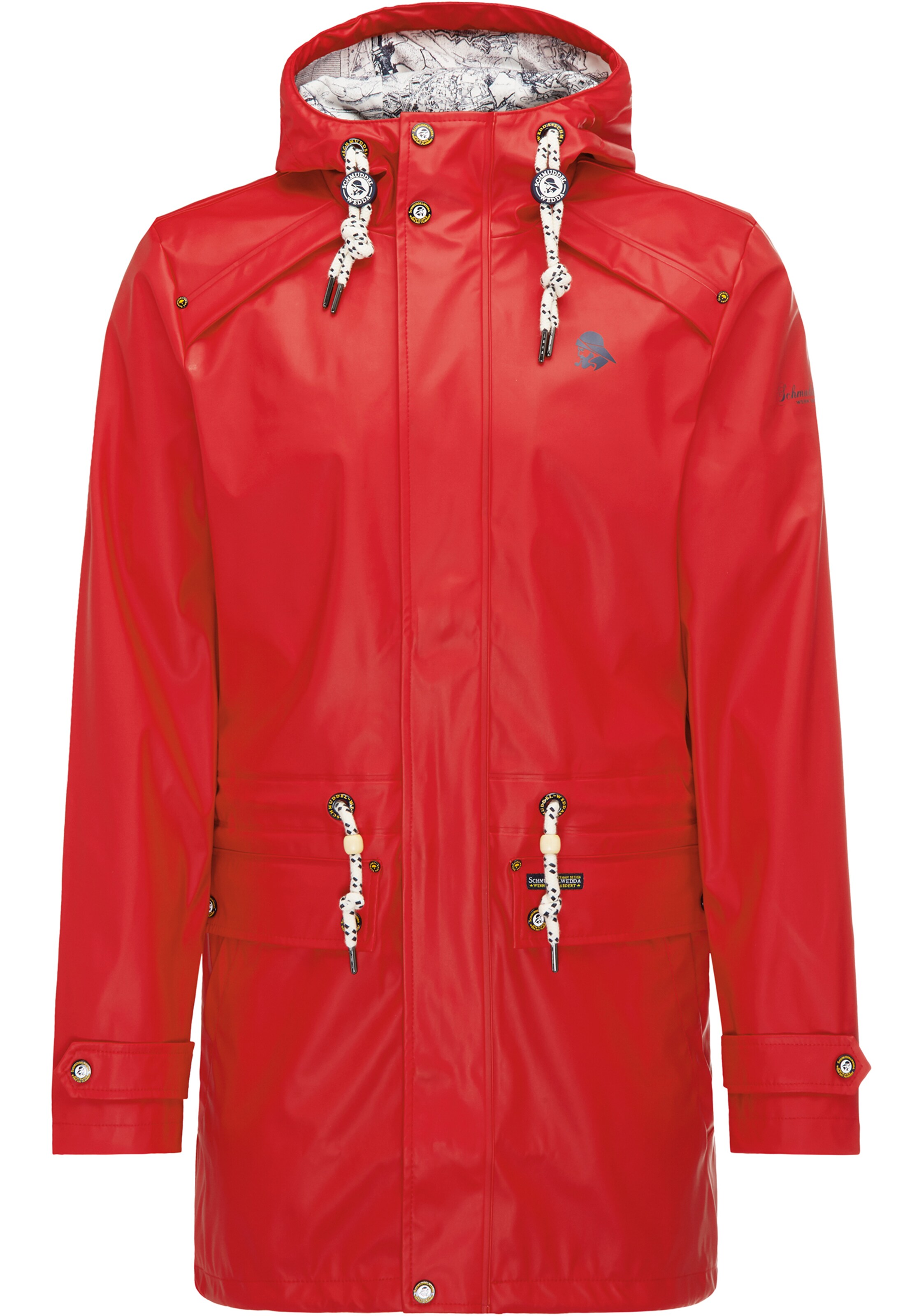 Schmuddelwedda - Parka in rot
