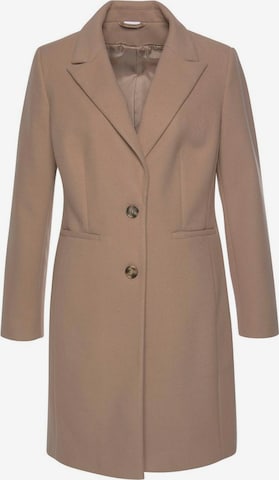 LASCANA Winter Coat in Brown: front