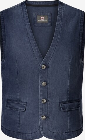 Jan Vanderstorm Vest 'Torell' in Blue: front