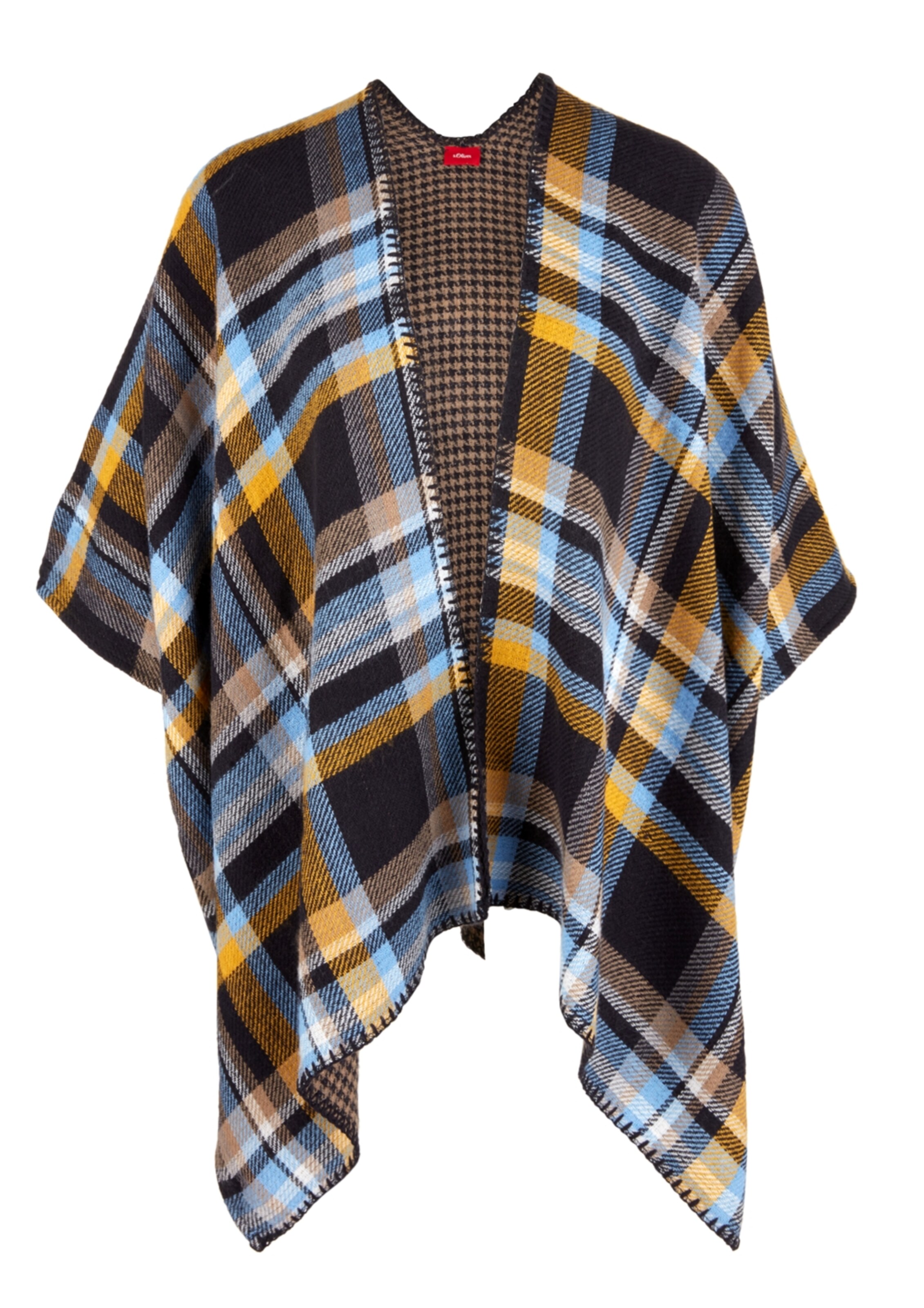 s.Oliver - Poncho in hellblau