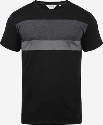 !Solid Shirt 'Sascha' in Black: front