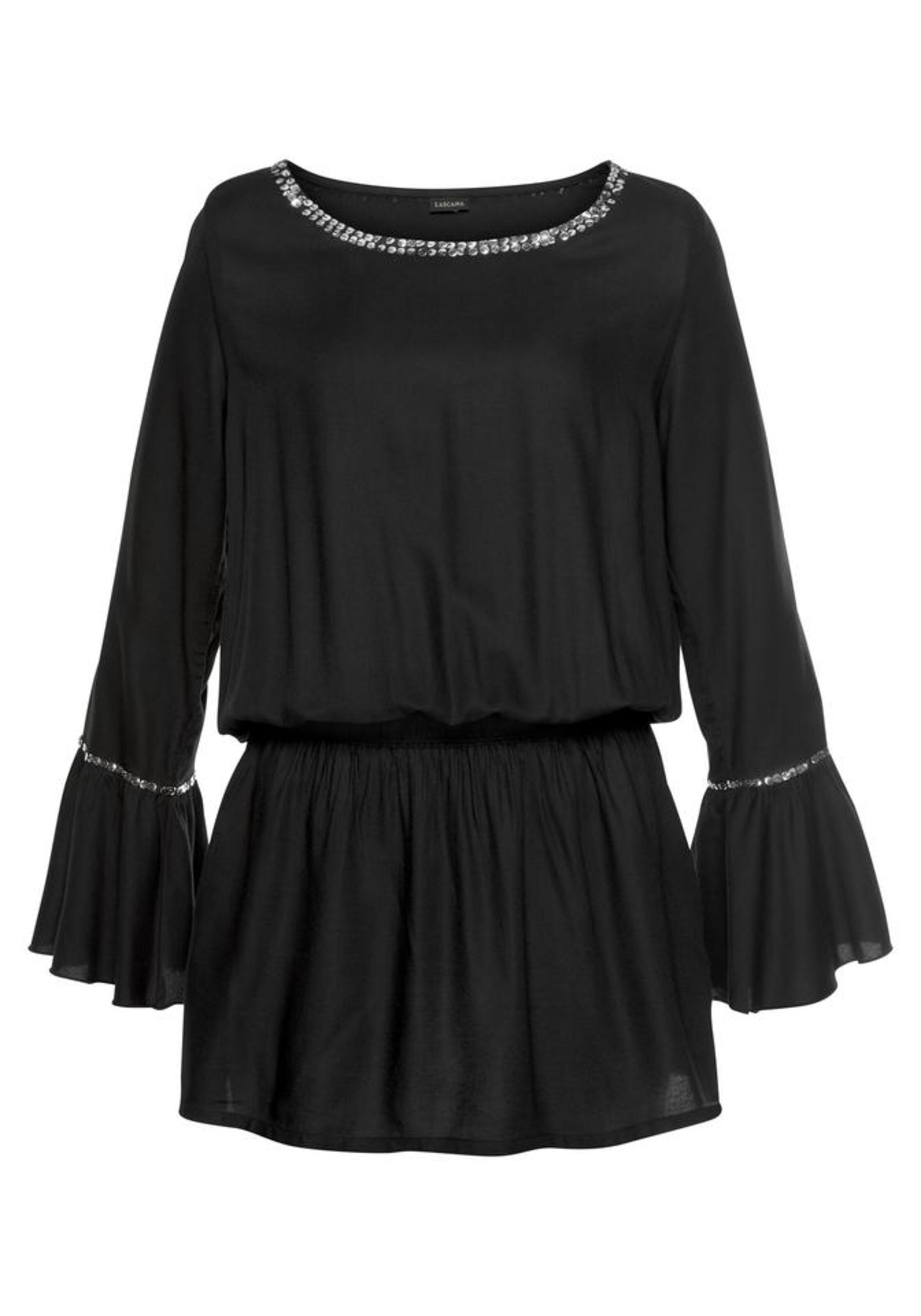 LASCANA - Strandjurk in de kleur Zwart