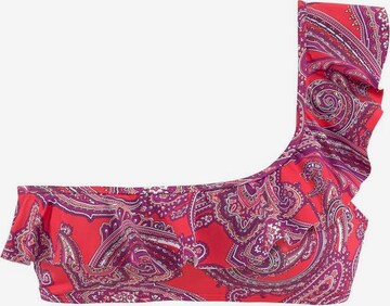 LASCANA Bandeau Bikinitop »Boho« in Lila: predná strana