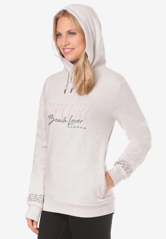 RIP CURL Sweatshirt 'Beach Lover' in Wit