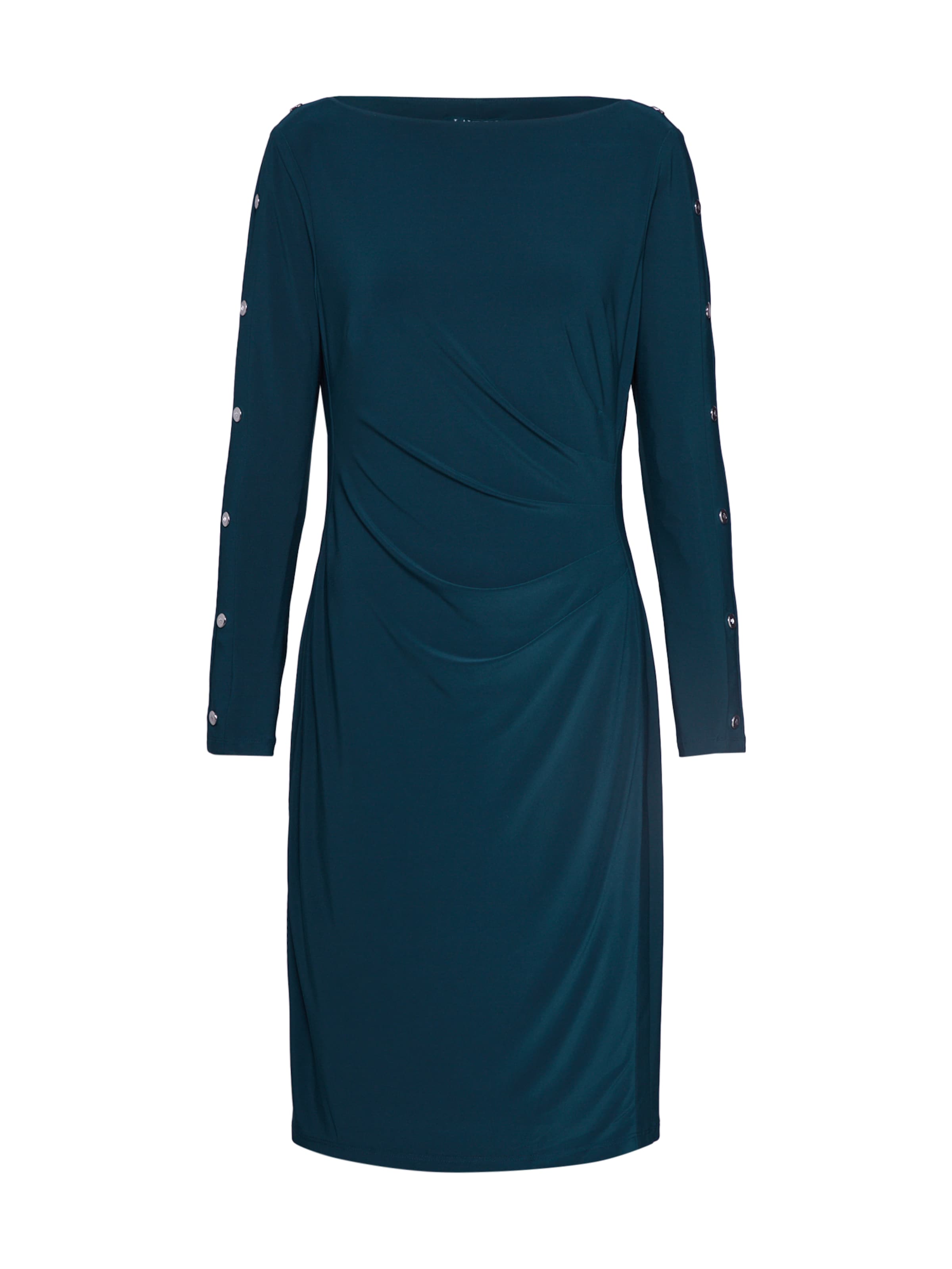 Lauren Ralph Lauren - Jurk 'SAGIE-LONG SLEEVE-DAY DRESS' in de kleur Petrol