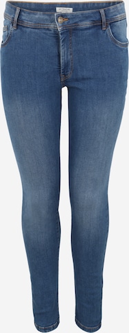 Jeans de la Tom Tailor Women + pe albastru: față
