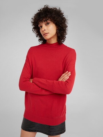 EDITED Пуловер 'Darinka' в червено: отпред