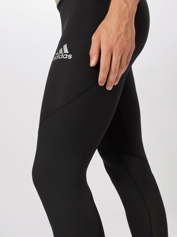 ADIDAS PERFORMANCE Skinny Sportnadrágok 'Ask' - fekete