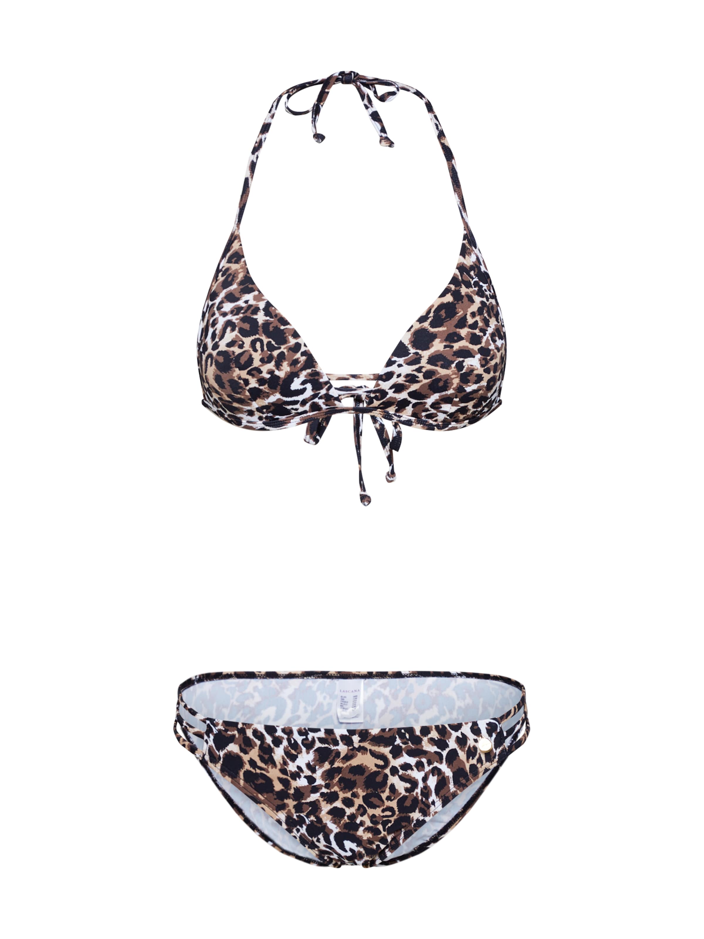 LASCANA Triangen Bikini i brun: framsida