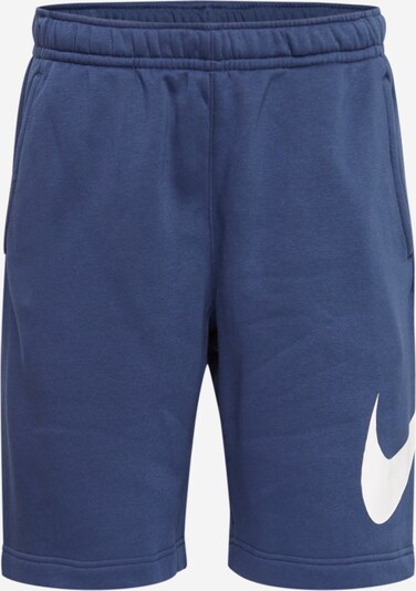 Nike Sportswear Hlače 'Club' | mornarska / bela barva, Prikaz izdelka