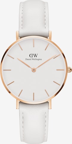 Montre à affichage analogique 'Petite Bondi DW00100189' Daniel Wellington en blanc : devant