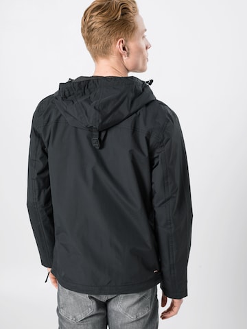 Veste fonctionnelle 'Rainforest' NAPAPIJRI en noir : derrière