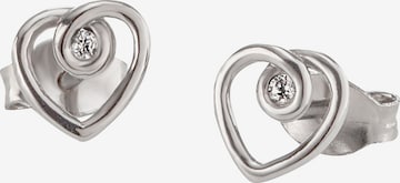 caï Earrings in Silver: front