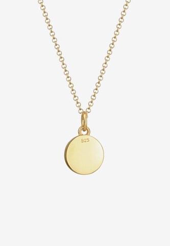 ELLI Ketting 'Buchstabe - L' in Goud