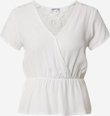 Camicia da donna di ABOUT YOU in bianco: frontale