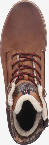 MUSTANG Lace-Up Boots in Brown