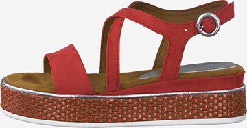 MARCO TOZZI Sandalen met riem in Rood