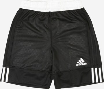 ADIDAS SPORTSWEAR Loose fit Workout Pants '3G Speed' in Black: front