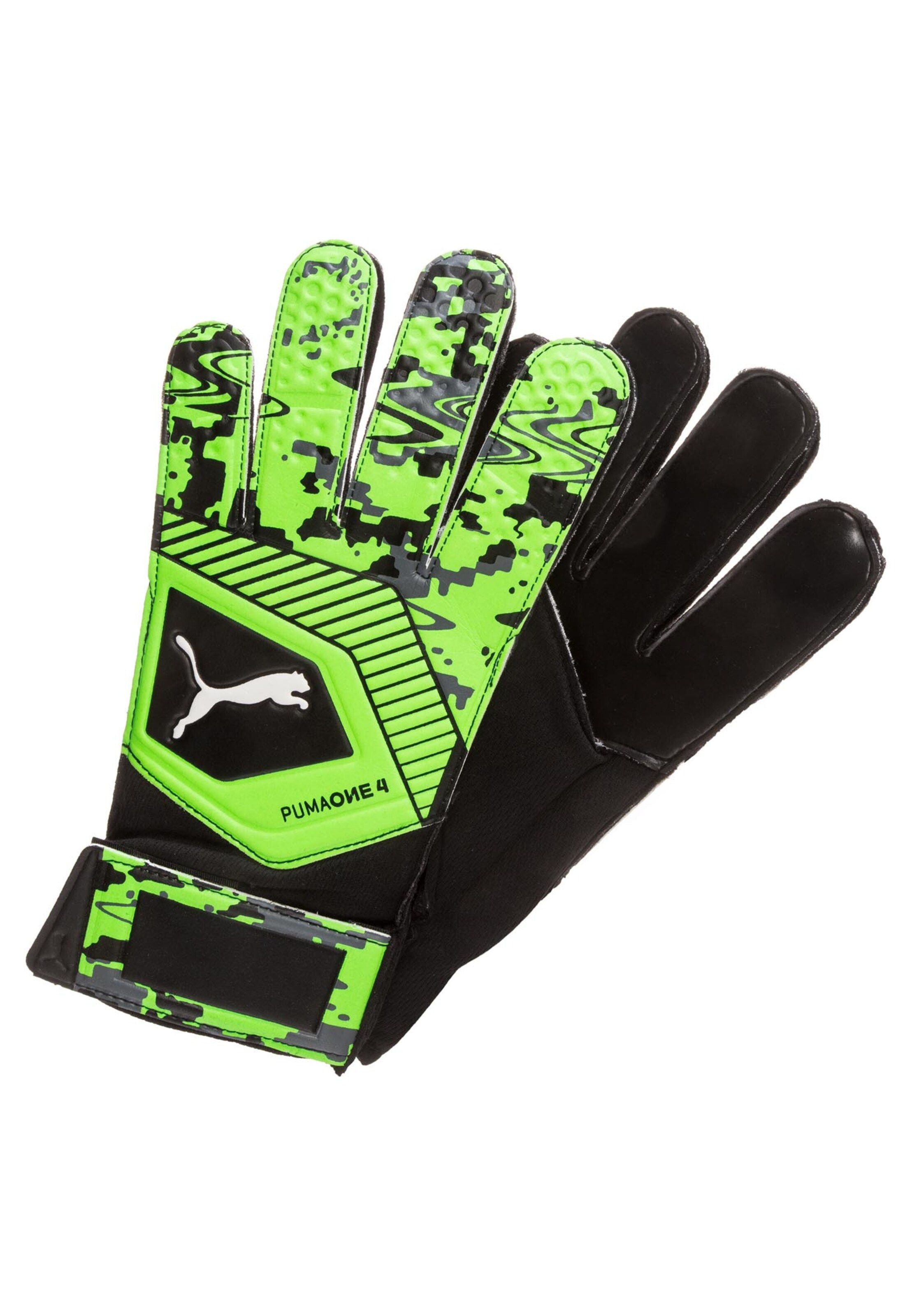 PUMA - Torwarthandschuhe 'One Grip 4' in neongrün