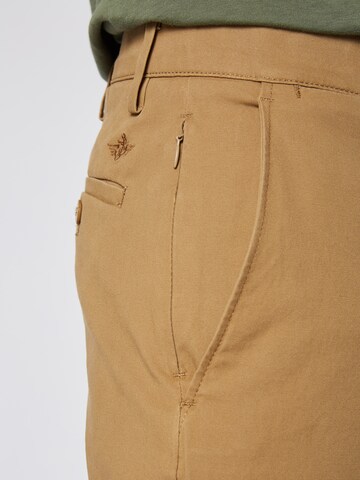 Dockers Tapered Lærredsbukser 'SMART 360 FLEX' i beige
