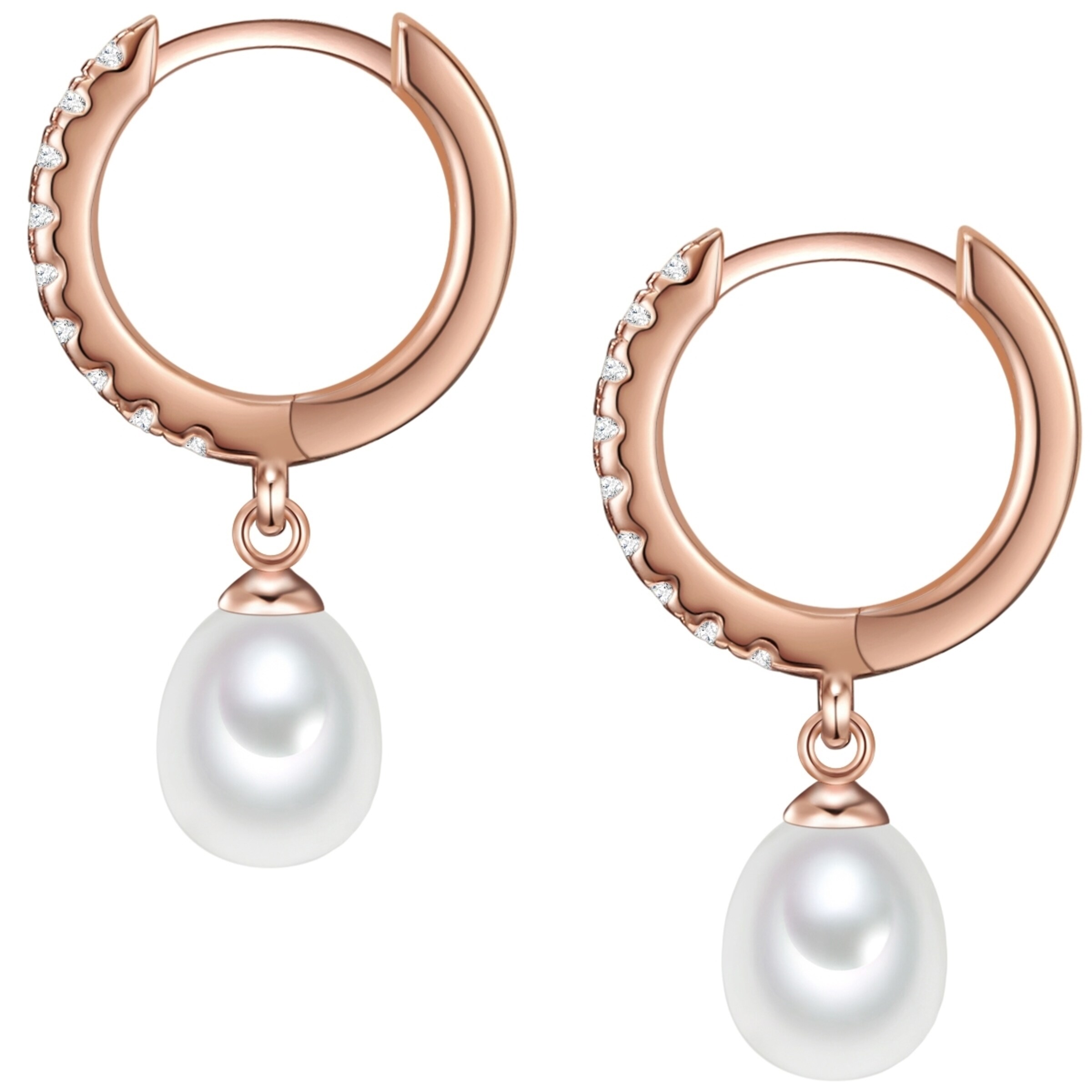 Valero Pearls Earrings in Gold