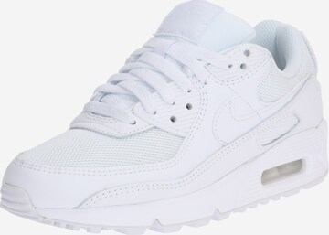 Baskets basses 'Air Max 90' Nike Sportswear en blanc : devant