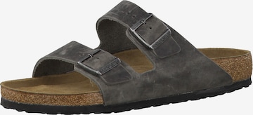 BIRKENSTOCK Muiltjes 'Arizona' in Grijs: voorkant