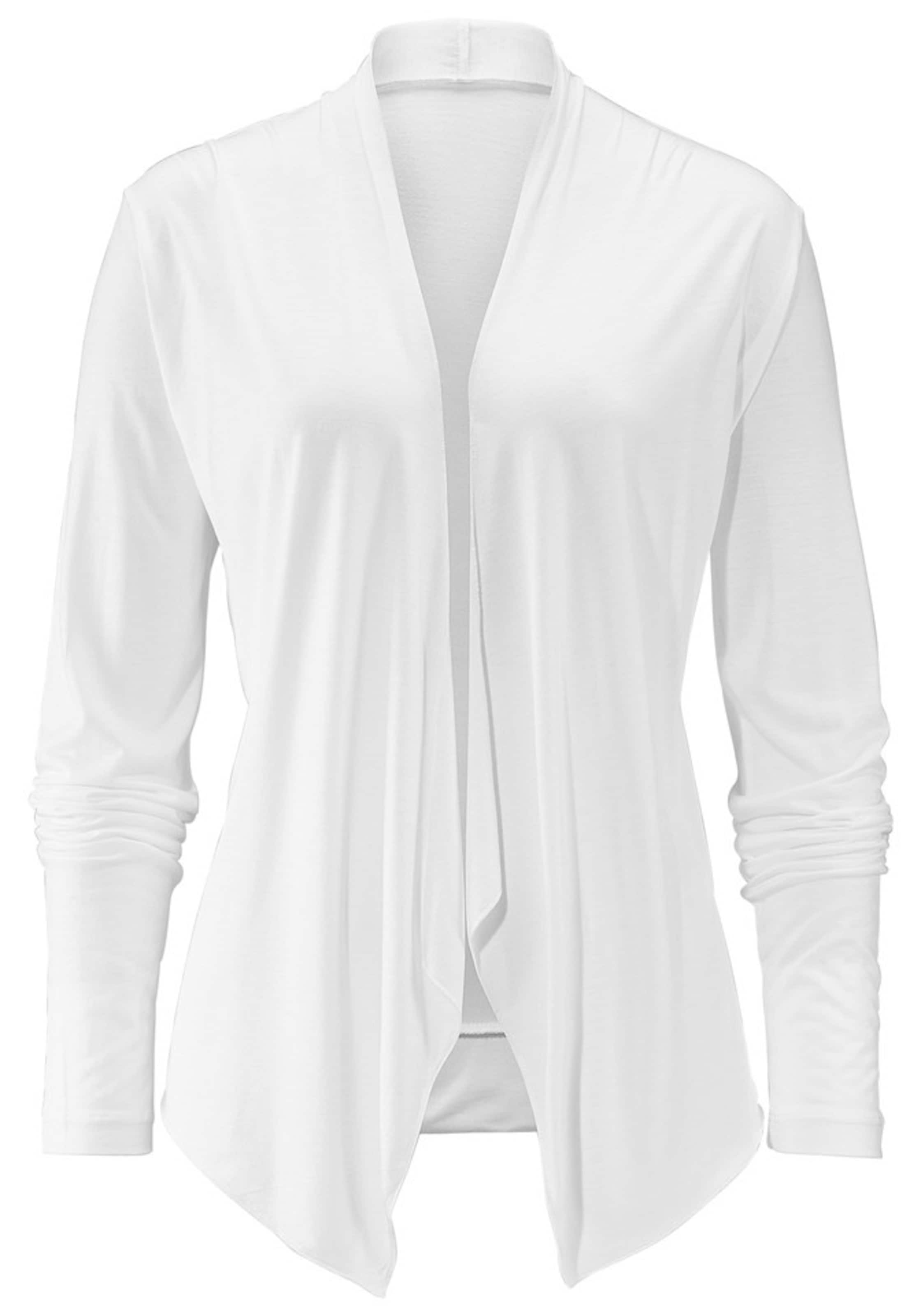 LASCANA Вязаная кофта в Белый: спереди