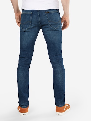 Coupe slim Jean 'Luke' Lee en bleu : derrière