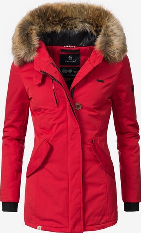 NAVAHOO Winter Parka in Red: front