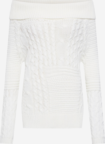 Boohoo - Pullover em branco: frente