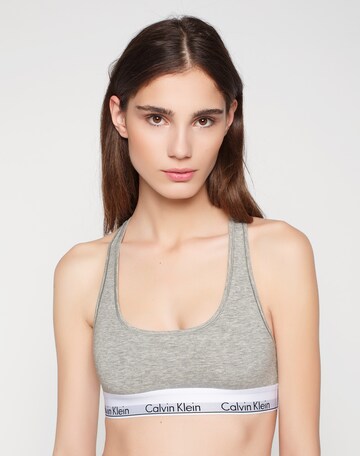 Calvin Klein Underwear Bygelfri Behå i grå: framsida