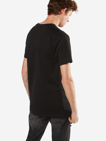 T-Shirt Mister Tee en noir : derrière